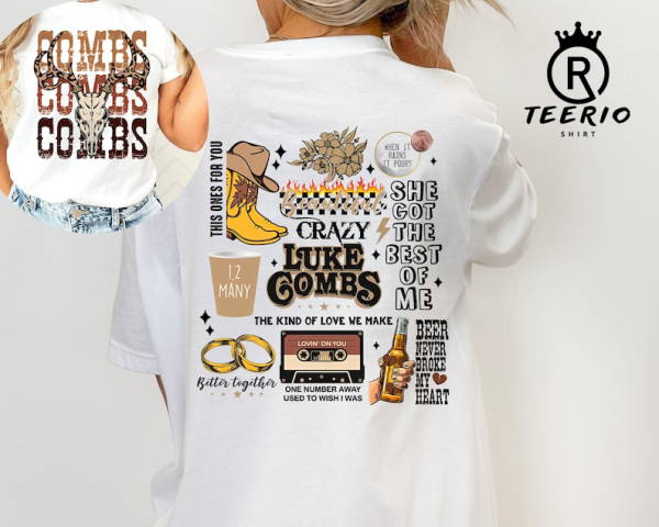 Combs Bullhead Shirt 2 Side, Country Music Shirt