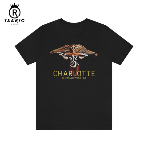 Beyoncés T Shirt Renaissance World Tour 2023 Inspired by Beyonce’s World Tour Concert in Charlotte Minimalistic Design T-shirt