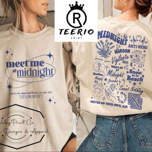 Taylor Meet Me At Midnight Sweatshirt