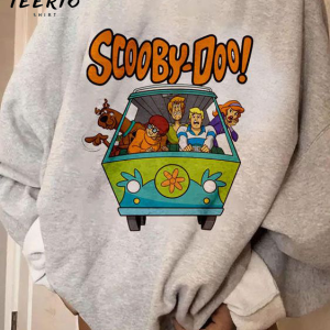 Scooby Doo Dog Floral Sweatshirt