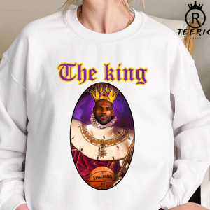 The King Basketball Player Shirt