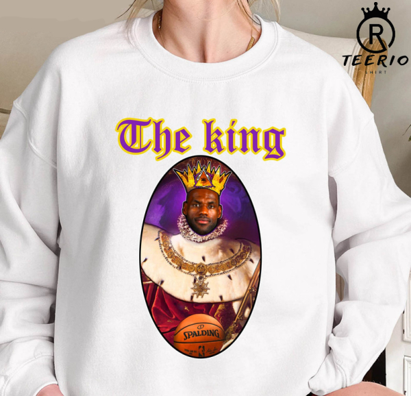 The King Basketball Player Shirt