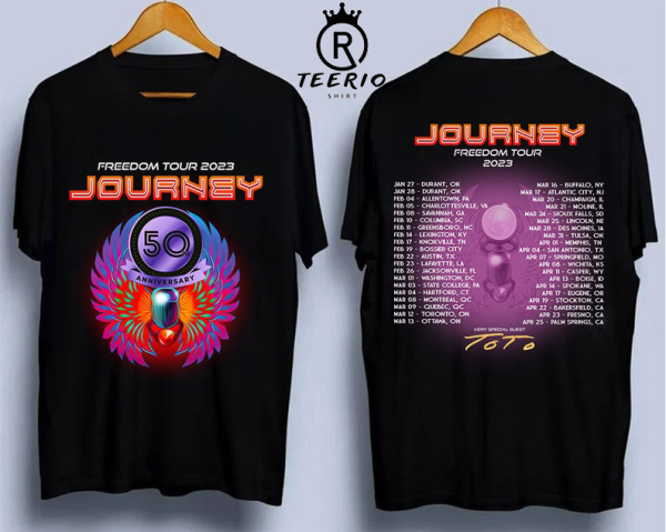 Journey Freedom Tour 2023 Tee Shirt