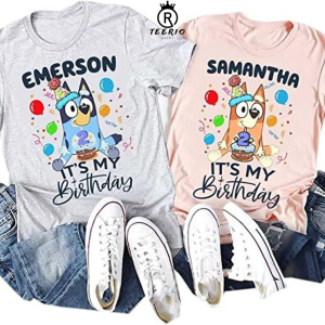 Personalized Bluey Birthday Shirt