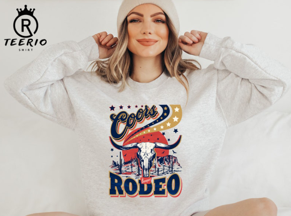 Coors rodeo retro inspired sweatshirt