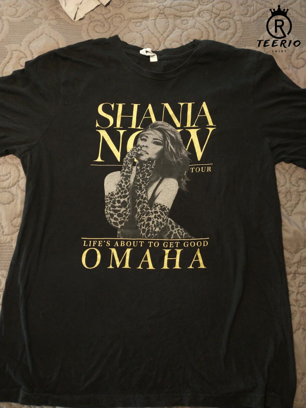 Shania Twain concert tour Size XL Omaha NE Nebraska Shirt