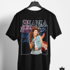 Vintage Shania Twain Now Tour Cotton Black All Size Unisex 2 Sides Shirt