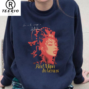 Kali Uchis Shirt, Red Moon in Venus Tour Kali Unchis Fan SweatShirt