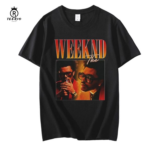 The Weeknd Vintage Unisex Black T-Shirt