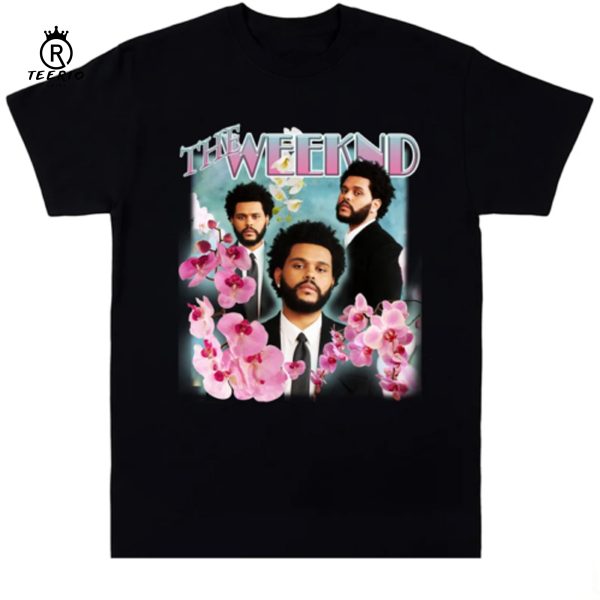 The Weeknd Design Short Sleeve Cotton T- Shirt