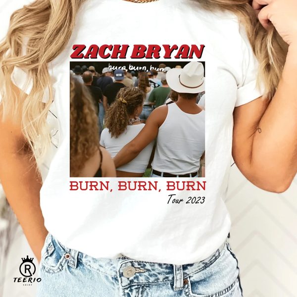 Zach Bryan Burn Burn Burn Tour 2023 Shirt