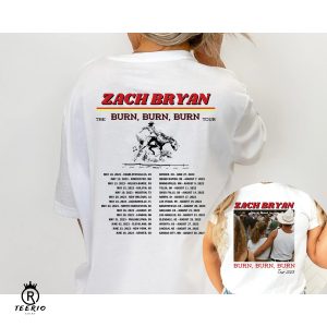 Zach Bryan Burn Burn Burn Tour 2023 Shirt