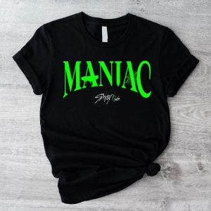 Maniac World Tour Sweatshirt, Stray Kids Green Logo Hoodie, SKZ Shirt, Stray Kids World Tour T-shirt, Maniac World Tour 2023,Kpop Merch Gift  Shirt