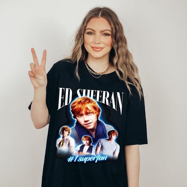 Vintage Ed Sheeran #1 superfan Unisex Shirt, Ed Sheeran 2023 Tour Shirt, Ed Sheeran Merch Shirt