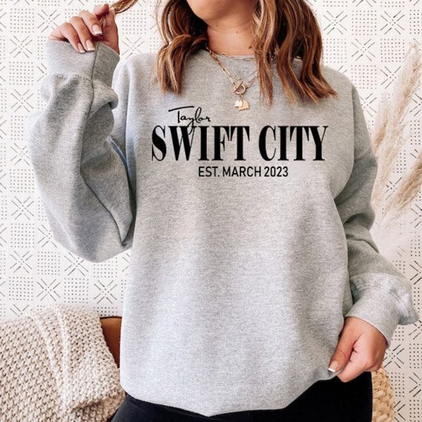 Swift City Shirt, Swift City Est. 2023 The Eras Tour Glendale Shirt