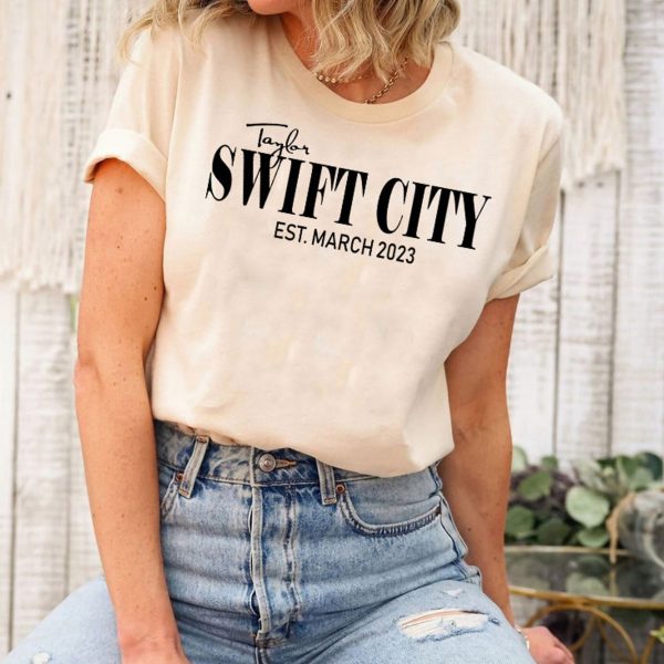 Swift City Shirt, Swift City Est. 2023 The Eras Tour Glendale Shirt