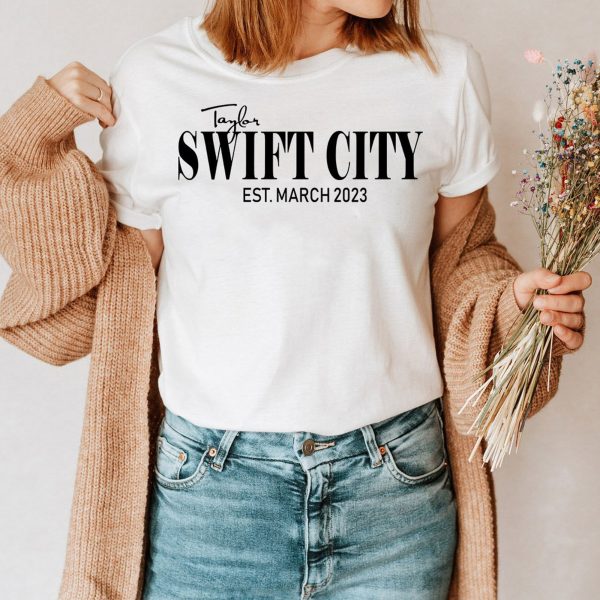 Swift City Shirt, Swift City Est. 2023 The Eras Tour Glendale Shirt