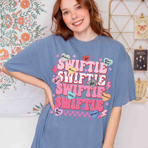 The Heart Swiftie Comfort Colors® Shirt, Retro Swiftie Shirt, All Heart Album Shirt, Gift For Her T-Shirt