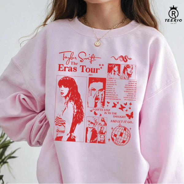 Vintage 2023 ERA’s Tour Red Shirt