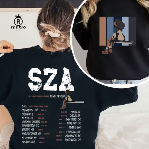 SZA S.O.S Tour 2023 Sweatshirt, Sza SOS Shirt, Vintage SZA Shirt