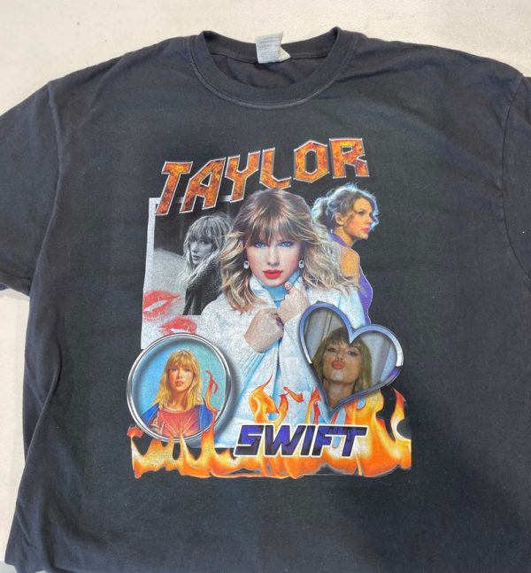 Taylor Homage Shirt Swiftie Vintage 90s Style Bootleg Rap Tee; shirt