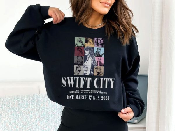 Retro Swift City Est 2023 The Eras Tour Glendale Shirt