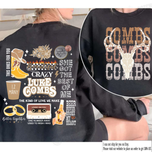 Luke Combs 2023 World Tour T-Shirt 2 Side