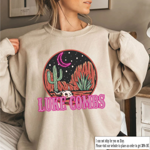 Retro Luke Combs Sweatshirt-Tshirt