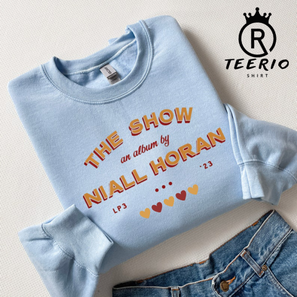 Niall Horan, The Show album sweatshirt, fan merch, retro style, Heavy Blend Crewneck Sweatshirt