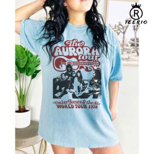 Daisy Jones & the six, Aurora world tour shirt, book merch, 1978 world tour tee, unisex short sleeve, Daisy Jones merch gift