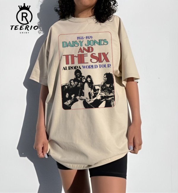 Aurora World Tour Tee (Bookish, Daisy Jones, Book Merch, Book Gift), Daisy Jones and The Six Aurora Shirt, 2023 Tour Shirt