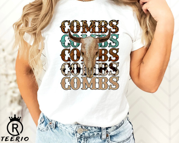 Combs Crazy Bullhead Shirt, Country Music Combs Tee, Music Concert Shirt, Country Girl Shirt, Country Cowgirl Shirt