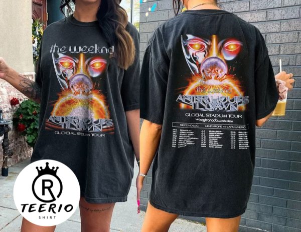 The After Hours Til Dawn 2023 Tour 2 Sides Shirt