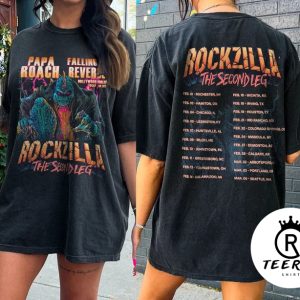 Rockzilla The Second Leg Tour 2023 Shirt