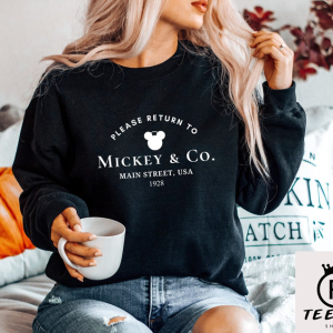 Return to mickey and co disney sweatshirt, Unisex Sweatshirt, crewneck sweatshirt, Disney sweatshirts, Oversized sweatshirts