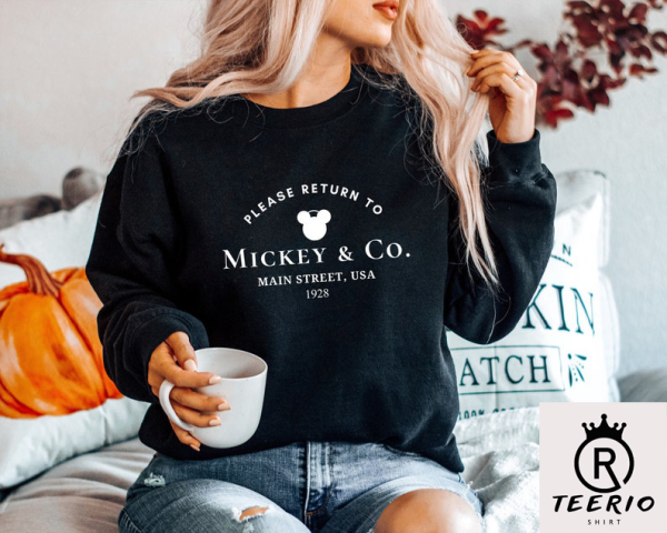 Return to mickey and co disney sweatshirt, Unisex Sweatshirt, crewneck sweatshirt, Disney sweatshirts, Oversized sweatshirts