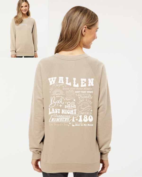 Morgan Wallen Cozy Crewneck with Embroidery | New Album