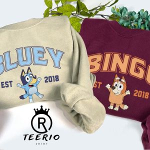 Bluey and Bingo Sweatshirt, T-shirt, Hoodie