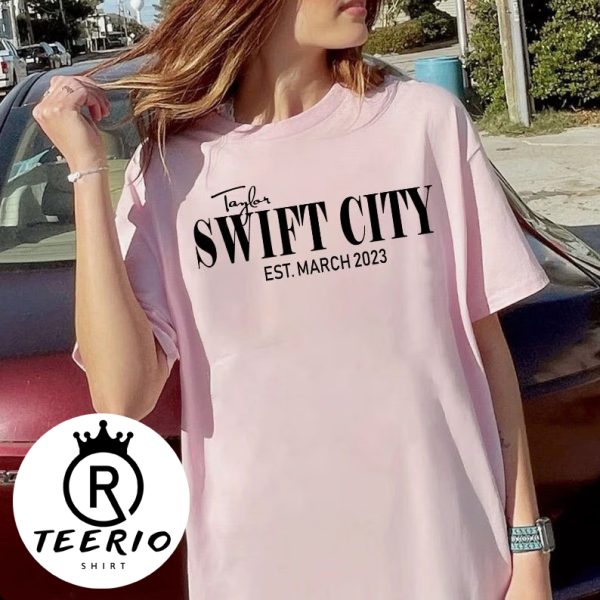 Swift City Shirt, Swift City Est. 2023 The Eras Tour Glendale