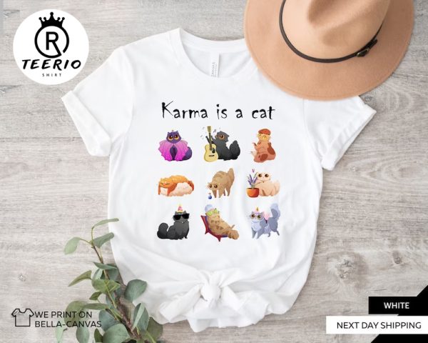 Taylor Swift Merch, Karma is a Cat T Shirt