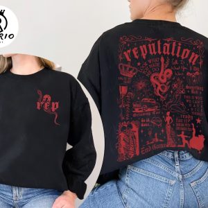 Reputation Tracklist Double Sides shirt