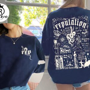 Reputation Tracklist Double Sides shirt