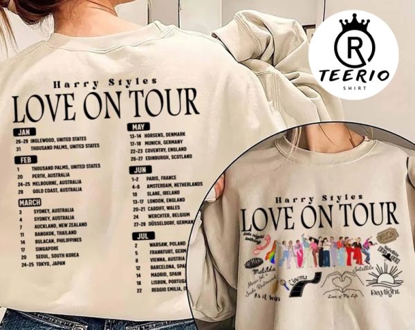 Harry Styles Love On Tour 2023 Shirt,