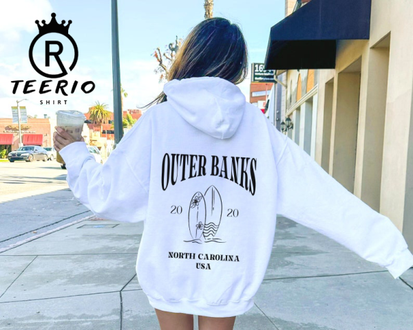 Aesthetic Outer Banks Hoodie, Pogue for Life OBX, Outer Banks Merch, Trendy Beach Surf Hoodie, Vintage vacation sweatshirt