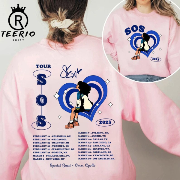 SZA SOS Full Tracklist Sweatshirt, Vintage Sza Sweatshirt, S.Z.A s.o.s Shirt, Sza Merch, s.o.s Album, SZA s.o.s, Full Tracklist Sweatshirt