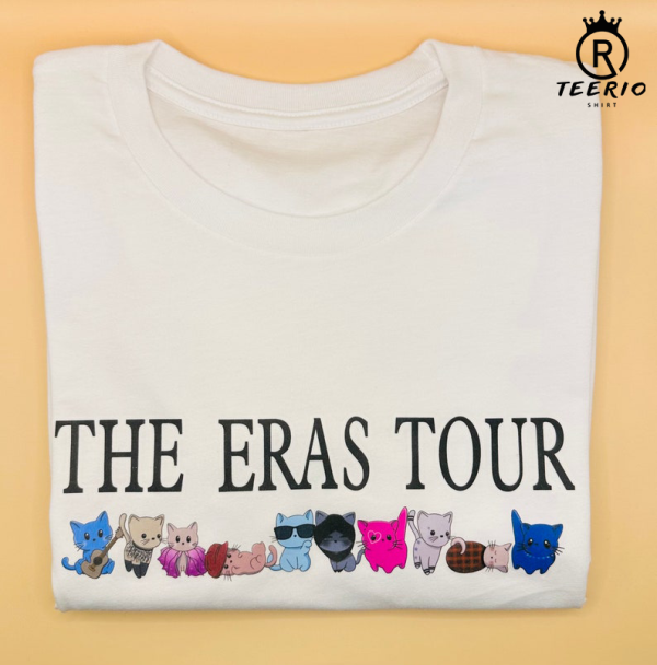 Taylor S unisex The Eras Tour Karma collection Cat Premium men’s women’s tshirt, Merchandise gift. Matching family sets Cat Tshirt 1989