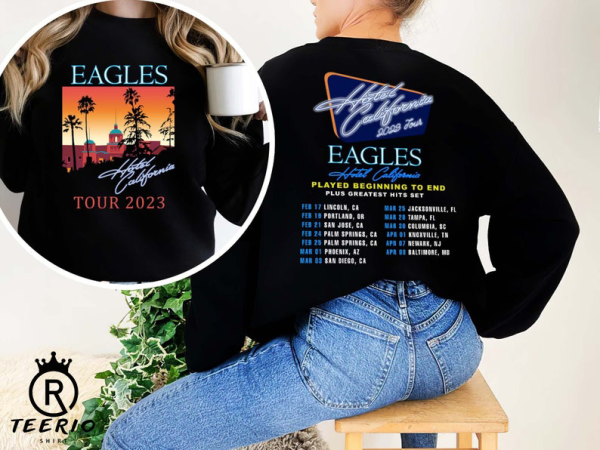 The Eagles Hotel California Tour 2023 Shirt