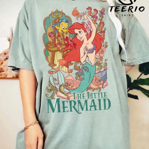 Vintage Disney The Little Mermaid Princess Ariel Shirt, Disney Princess Shirt, Disney Girl Trip 2023, Disney Family Shirt, Mermaid Birthday