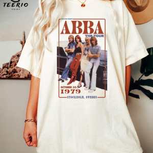 1979 Vintage Abba Tee, Abba T-Shirt, Abba The Tour T-Shirt, Abba Band Shirt, Music Sweatshirt UK, Music Hoodie, Gift For Fan