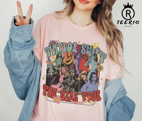 Vintage Taylor Eras Tour Shirt, The Eras Tour Sweater, Retro Swiftie Shirt, Midnights Album Shirt, TS Eras Tour 2022 Shirt